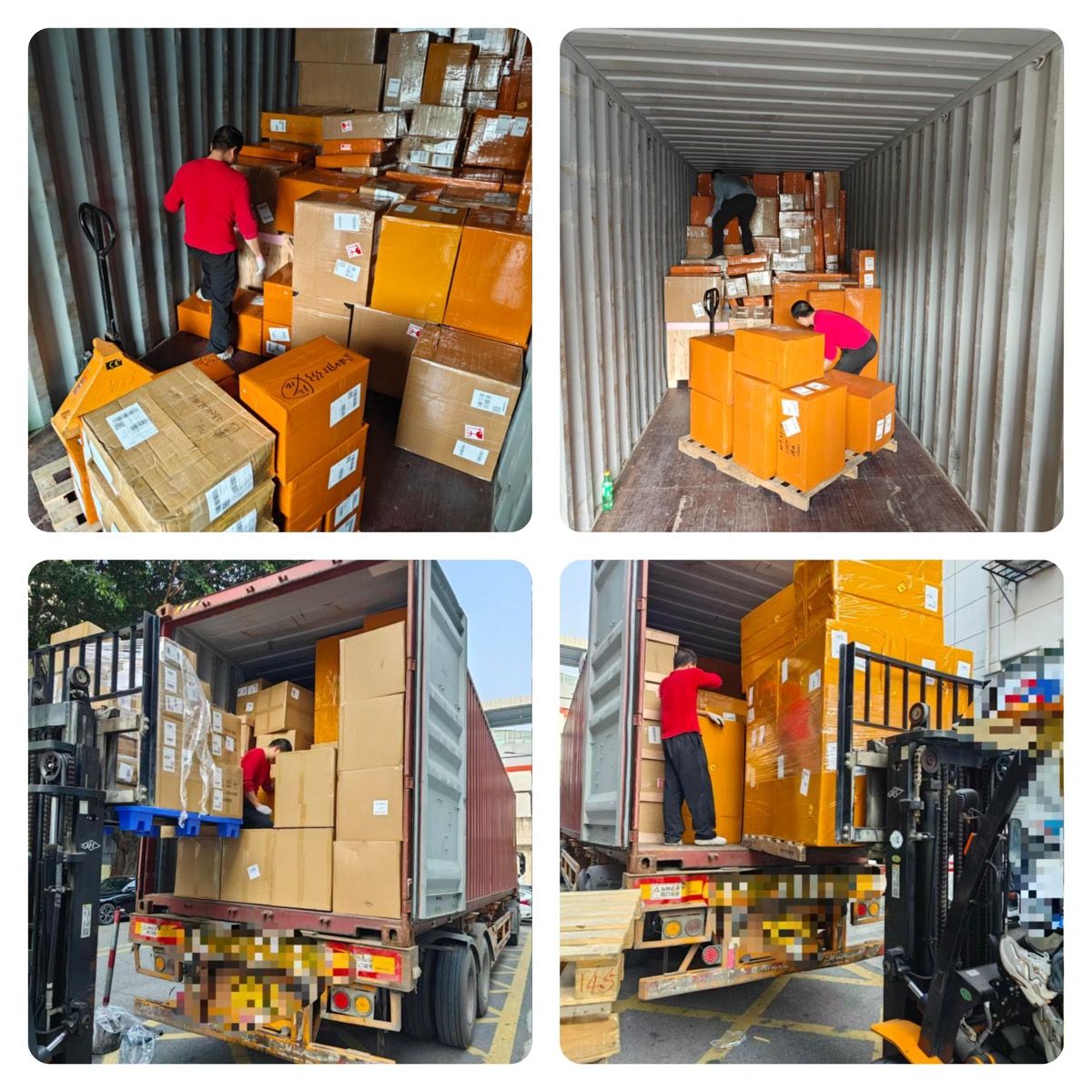 Container loading and DDP shipping logistics consolidation in Yiwu warehouse by KSH Sourcing.