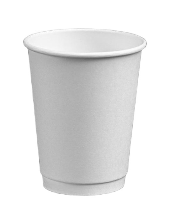 90-12oz / 400ml double-layer white paper cup