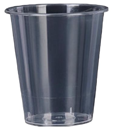 Flat Bottom PP Cup - 12oz - Clear custom PP cup