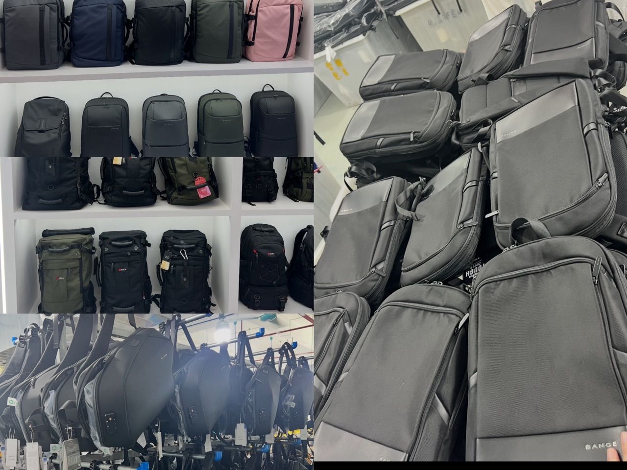 Custom backpacks, tote bags, laptop bags, RPET bags, travel bags, and luggage